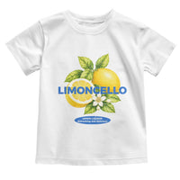 Vintage Limoncello Lemon Liqueur Toddler T Shirt Citrus Fruit Botanical Italian Summer Graphic