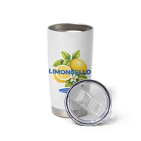 Vintage Limoncello Lemon Liqueur Tumbler Cup Citrus Fruit Botanical Italian Summer Graphic