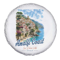 Amalfi Coast Spare Tire Cover La Dolce Vita Italy Coastal Village Vintage Mediterranean Paradise