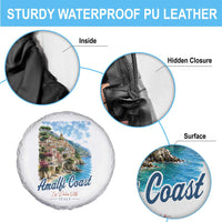 Amalfi Coast Spare Tire Cover La Dolce Vita Italy Coastal Village Vintage Mediterranean Paradise