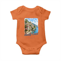 Amalfi Coast Baby Onesie La Dolce Vita Italy Coastal Village Vintage Mediterranean Paradise