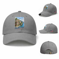 Amalfi Coast Baseball Cap La Dolce Vita Italy Coastal Village Vintage Mediterranean Paradise
