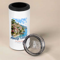 Amalfi Coast 4 in 1 Can Cooler Tumbler La Dolce Vita Italy Coastal Village Vintage Mediterranean Paradise