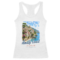 Amalfi Coast Racerback Tank Top La Dolce Vita Italy Coastal Village Vintage Mediterranean Paradise