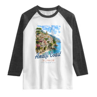 Amalfi Coast Raglan Shirt La Dolce Vita Italy Coastal Village Vintage Mediterranean Paradise