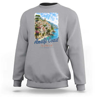 Amalfi Coast Sweatshirt La Dolce Vita Italy Coastal Village Vintage Mediterranean Paradise
