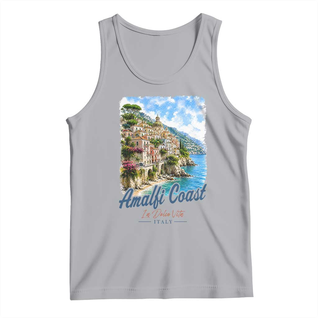 Amalfi Coast Tank Top La Dolce Vita Italy Coastal Village Vintage Mediterranean Paradise