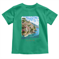 Amalfi Coast Toddler T Shirt La Dolce Vita Italy Coastal Village Vintage Mediterranean Paradise