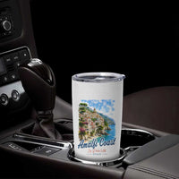 Amalfi Coast Tumbler Cup La Dolce Vita Italy Coastal Village Vintage Mediterranean Paradise