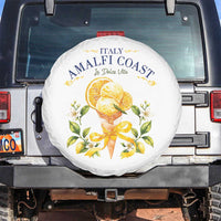 Amalfi Coast Limoncello Gelato Spare Tire Cover La Dolce Vita Italy Lemon Dessert Summer