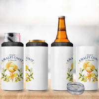 Amalfi Coast Limoncello Gelato 4 in 1 Can Cooler Tumbler La Dolce Vita Italy Lemon Dessert Summer