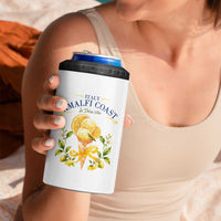 Amalfi Coast Limoncello Gelato 4 in 1 Can Cooler Tumbler La Dolce Vita Italy Lemon Dessert Summer