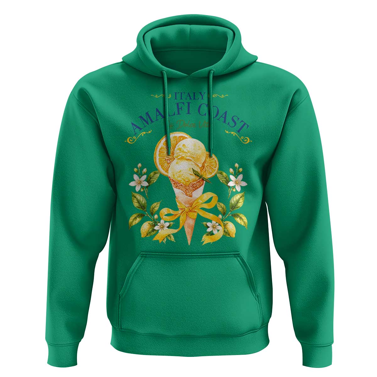 Amalfi Coast Limoncello Gelato Hoodie La Dolce Vita Italy Lemon Dessert Summer