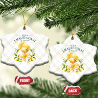 Amalfi Coast Limoncello Gelato Ceramic Ornament La Dolce Vita Italy Lemon Dessert Summer