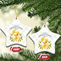 Amalfi Coast Limoncello Gelato Ceramic Ornament La Dolce Vita Italy Lemon Dessert Summer