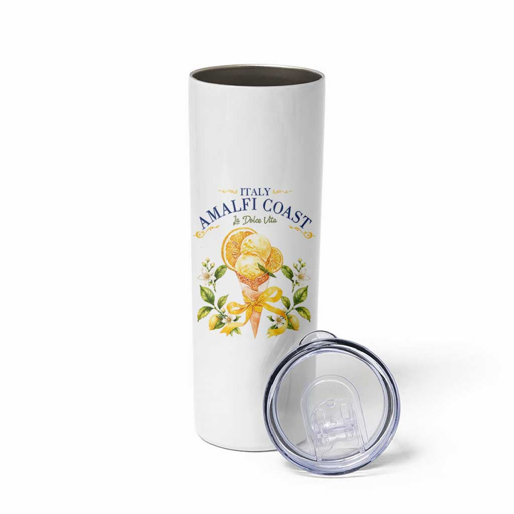 Amalfi Coast Limoncello Gelato Skinny Tumbler La Dolce Vita Italy Lemon Dessert Summer