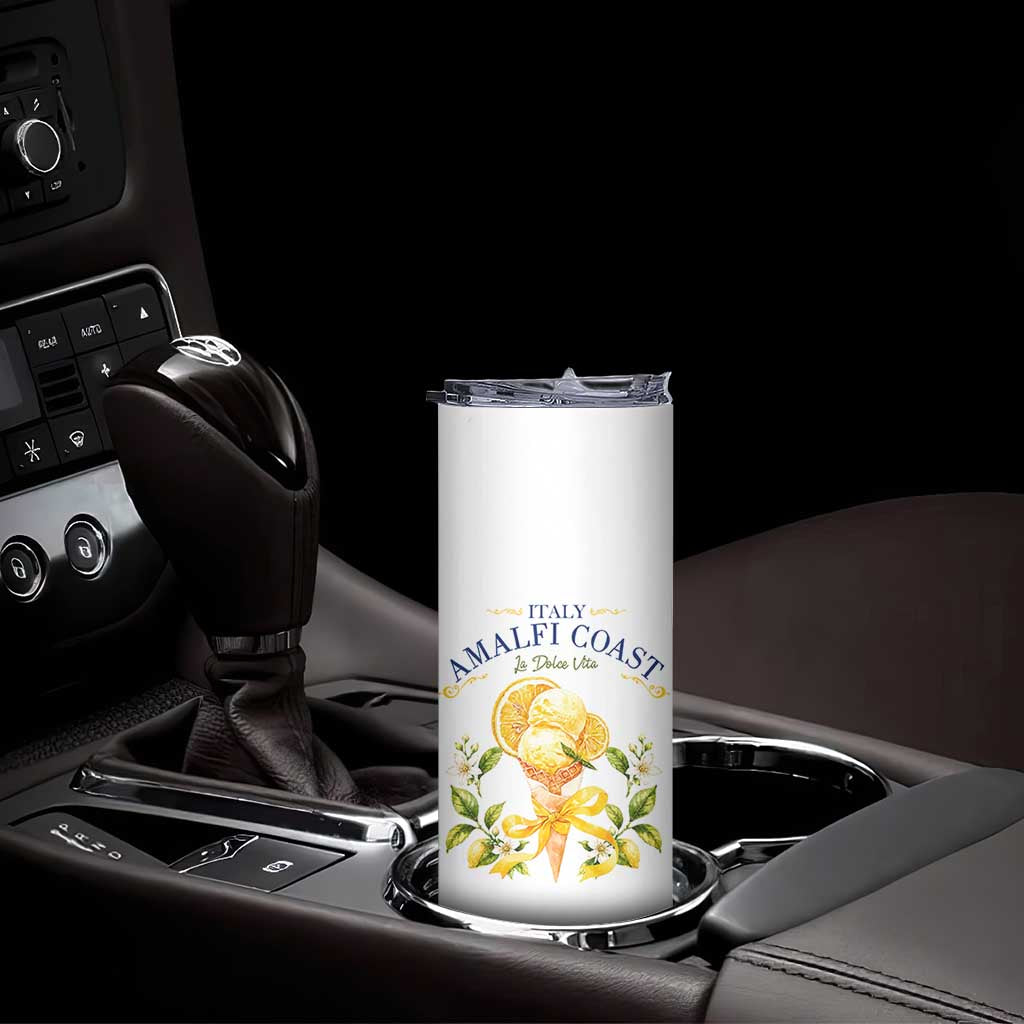 Amalfi Coast Limoncello Gelato Skinny Tumbler La Dolce Vita Italy Lemon Dessert Summer