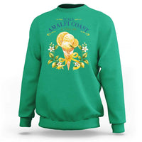 Amalfi Coast Limoncello Gelato Sweatshirt La Dolce Vita Italy Lemon Dessert Summer