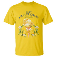Amalfi Coast Limoncello Gelato T Shirt La Dolce Vita Italy Lemon Dessert Summer