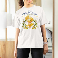 Amalfi Coast Limoncello Gelato T Shirt For Women La Dolce Vita Italy Lemon Dessert Summer