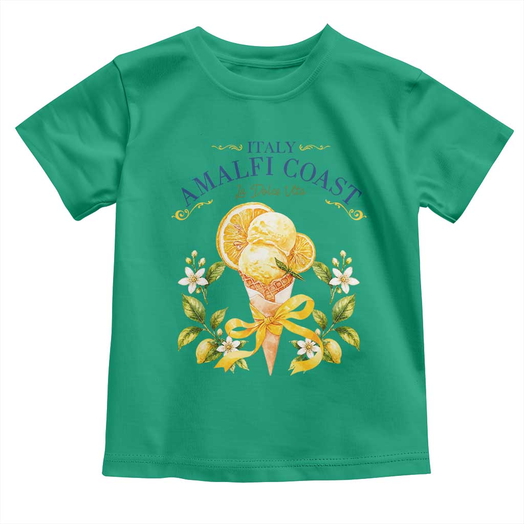 Amalfi Coast Limoncello Gelato Toddler T Shirt La Dolce Vita Italy Lemon Dessert Summer