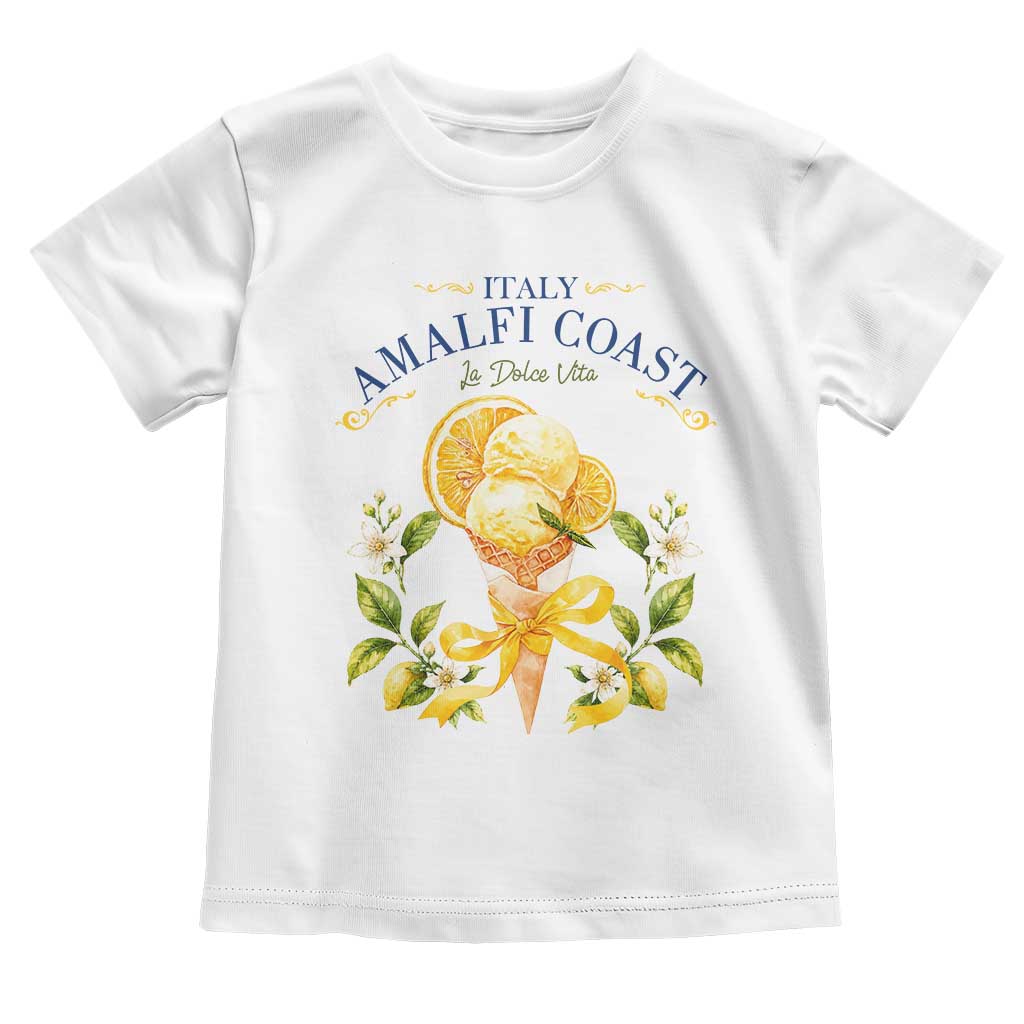 Amalfi Coast Limoncello Gelato Toddler T Shirt La Dolce Vita Italy Lemon Dessert Summer