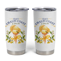 Amalfi Coast Limoncello Gelato Tumbler Cup La Dolce Vita Italy Lemon Dessert Summer