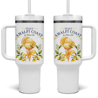 Amalfi Coast Limoncello Gelato Tumbler With Handle La Dolce Vita Italy Lemon Dessert Summer