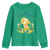 Amalfi Coast Limoncello Gelato Youth Sweatshirt La Dolce Vita Italy Lemon Dessert Summer