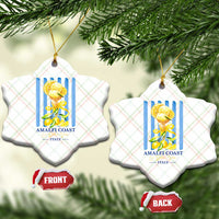 Amalfi Coast Italy Lemon Gelato Ceramic Ornament La Dolce Vita Citrus Summer Travel Vintage Coastal