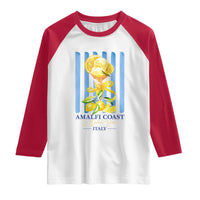 Amalfi Coast Italy Lemon Gelato Raglan Shirt La Dolce Vita Citrus Summer Travel Vintage Coastal