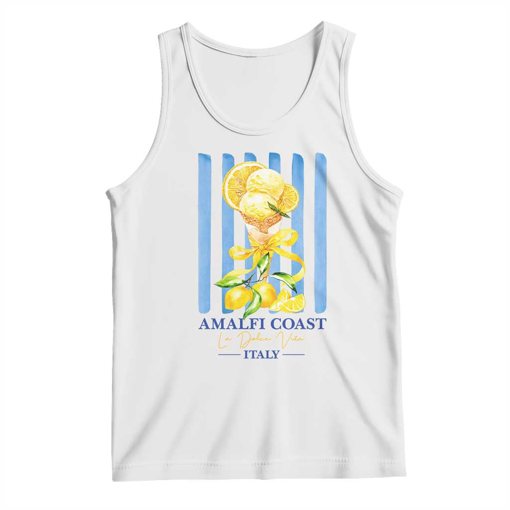 Amalfi Coast Italy Lemon Gelato Tank Top La Dolce Vita Citrus Summer Travel Vintage Coastal