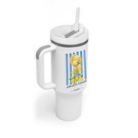 Amalfi Coast Italy Lemon Gelato Tumbler With Handle La Dolce Vita Citrus Summer Travel Vintage Coastal