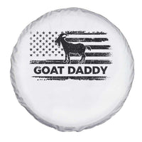 Goat Daddy Spare Tire Cover Funny Fathers Day Presents For Goat Dad US Flag