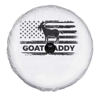 Goat Daddy Spare Tire Cover Funny Fathers Day Presents For Goat Dad US Flag