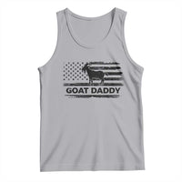Goat Daddy Tank Top Funny Fathers Day Presents For Goat Dad US Flag