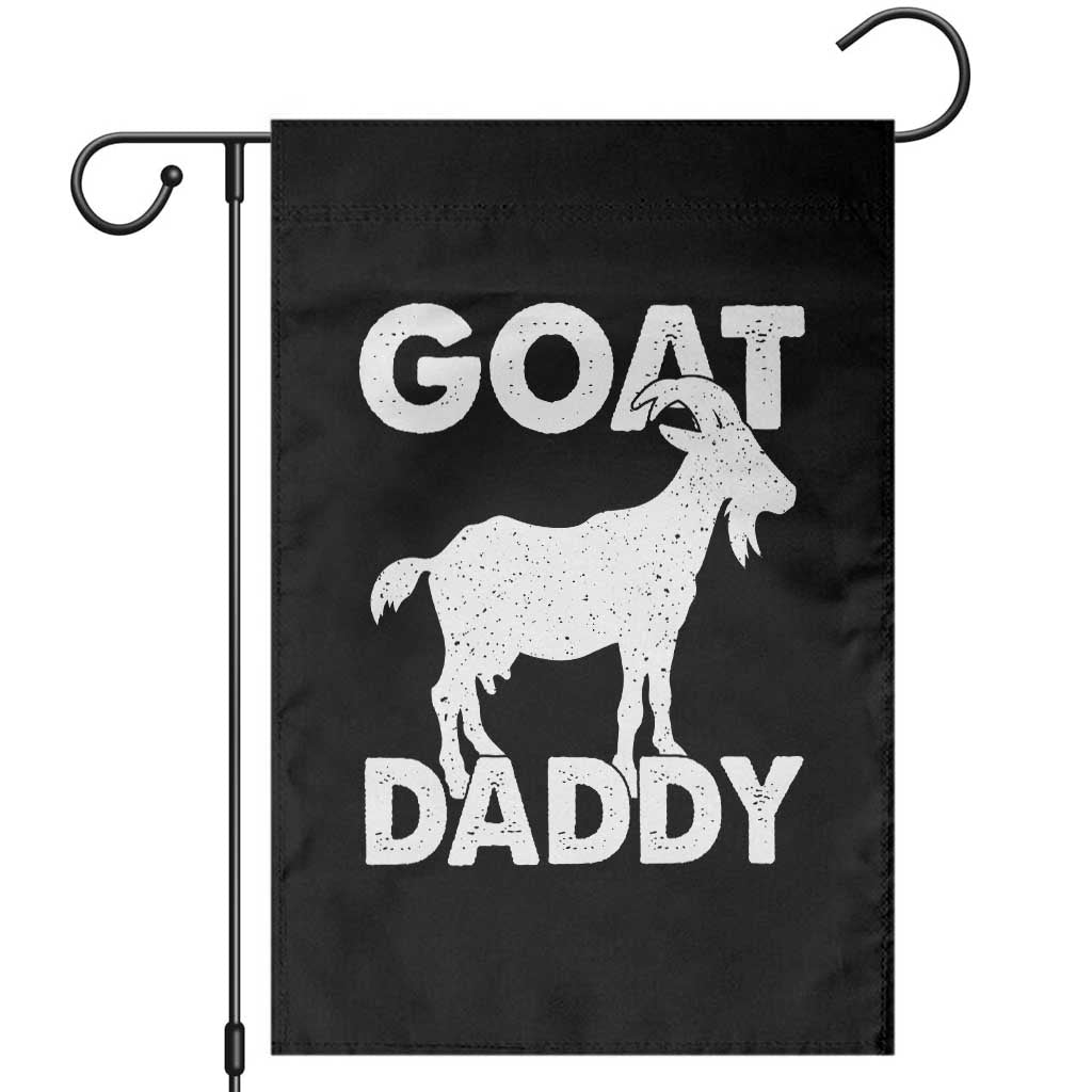 Goat Daddy Garden Flag Funny Fathers Day Presents For Goat Dad