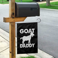 Goat Daddy Garden Flag Funny Fathers Day Presents For Goat Dad