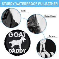Goat Daddy Spare Tire Cover Funny Fathers Day Presents For Goat Dad
