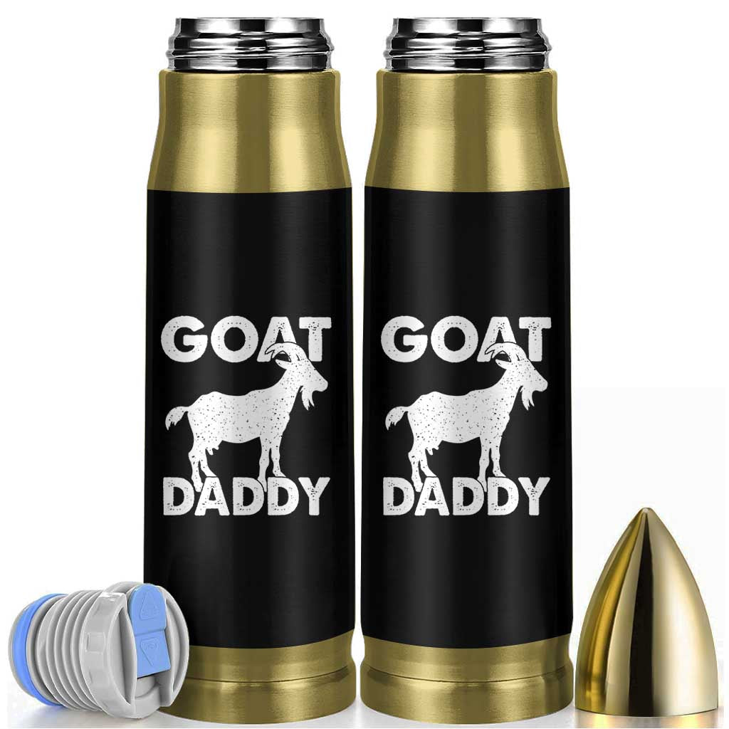 Goat Daddy Bullet Tumbler Funny Fathers Day Presents For Goat Dad
