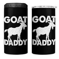 Goat Daddy 4 in 1 Can Cooler Tumbler Funny Fathers Day Presents For Goat Dad