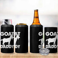 Goat Daddy 4 in 1 Can Cooler Tumbler Funny Fathers Day Presents For Goat Dad