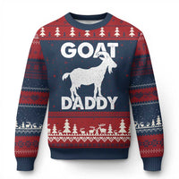 Goat Daddy Ugly Christmas Sweater Funny Fathers Day Presents For Goat Dad