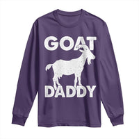 Goat Daddy Long Sleeve Shirt Funny Fathers Day Presents For Goat Dad