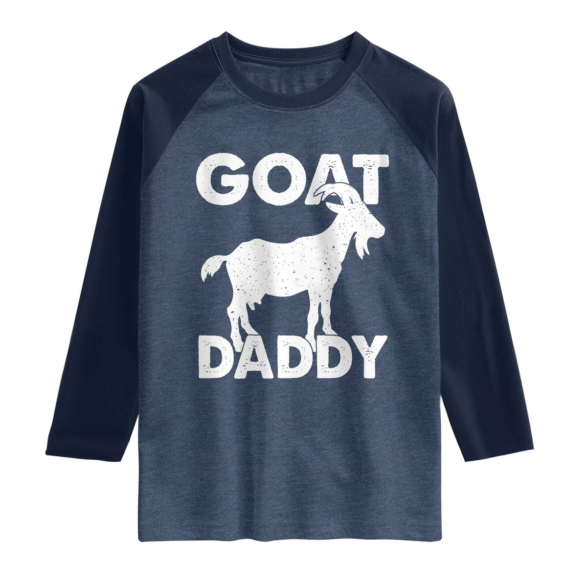 Goat Daddy Raglan Shirt Funny Fathers Day Presents For Goat Dad