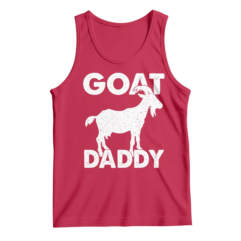Goat Daddy Tank Top Funny Fathers Day Presents For Goat Dad