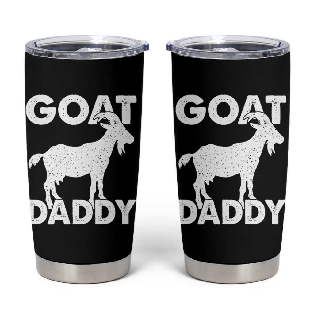Goat Daddy Tumbler Cup Funny Fathers Day Presents For Goat Dad