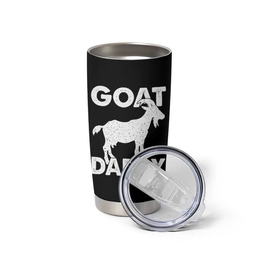 Goat Daddy Tumbler Cup Funny Fathers Day Presents For Goat Dad