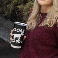 Goat Daddy Tumbler Cup Funny Fathers Day Presents For Goat Dad
