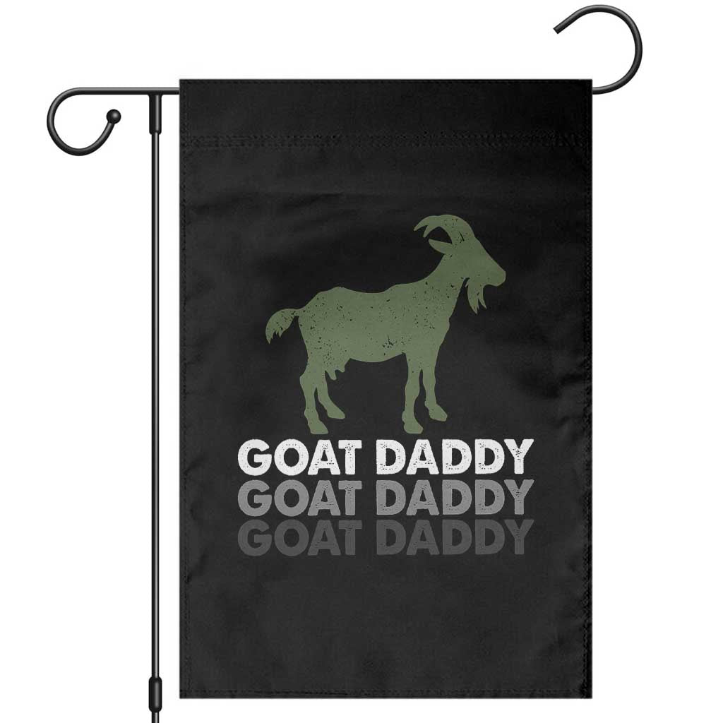 Funny Dad Garden Flag Funny Goat Daddy Fathers Day Presents For Goat Lovers